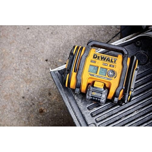 DEWALT Tire Inflator Portable Air Compressor 20V MAX, Car Air Pump with Automatic Shut Off, LED Light, Tool Only (DCC020IB) thumbnail 9