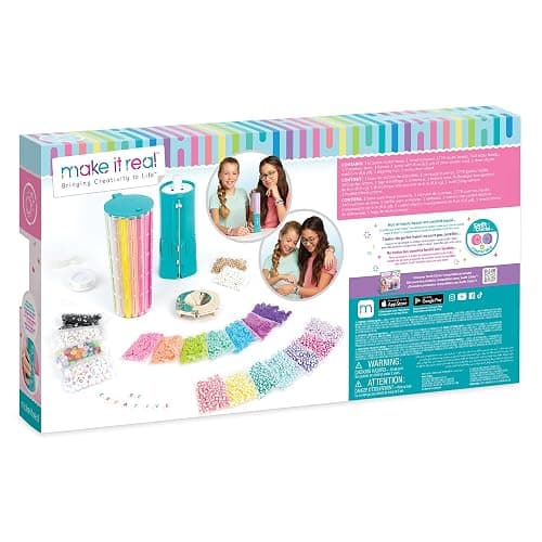 Make It Real Swift Clicks Deluxe Bracelet Studio - Create Colorful Friendship Bracelets with Swift Clicks Deluxe Design Tool - Includes Beads and Charms thumbnail 3