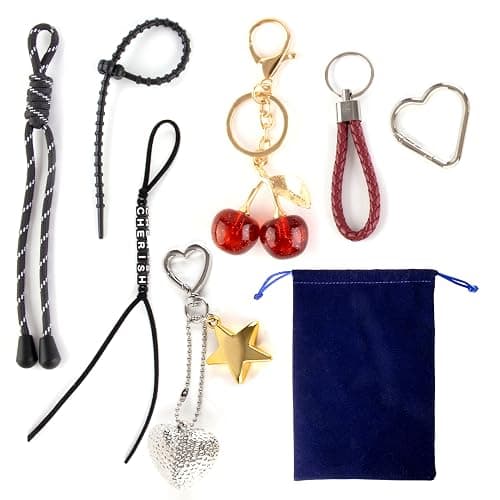 Georgie Porgy Bag Charms Keychains Handbag Accessories for Women Purse Backpack Sports Bag Pendant Cute Keyrings Personalized Gifts for Girls thumbnail 2