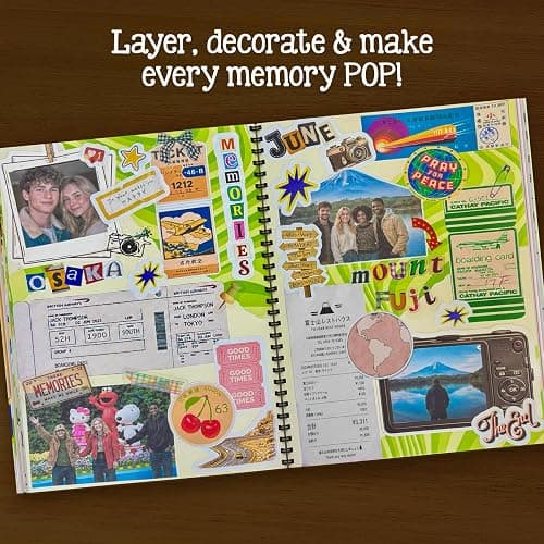 My Artsy Stash – Scrapbooking Kit, Journaling Kit & Junk Journal Supplies | For Teens, Tweens & Adults, 600+ Stickers & Cutouts, Patterned Paper, DIY Diary Decorating, Aesthetic Craft Gift Ages 10+ thumbnail 7