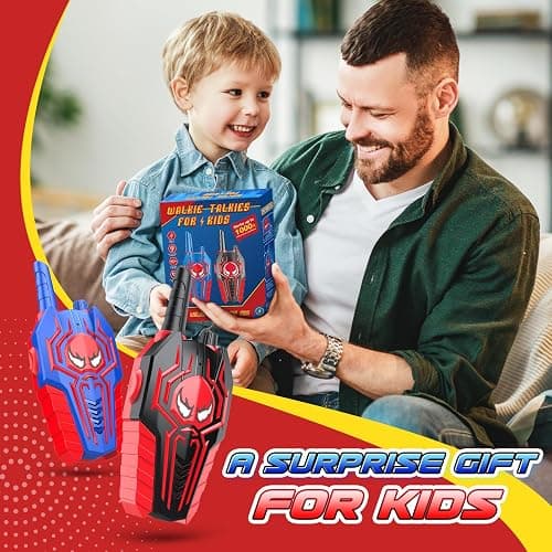 Cool Walkie Talkies for Boys Kids: Gifts Toys for 3 4 5 6 7 8 Year Old Boys Ages 5-7 Kids Walkie Talkies 2 Pack Outdoor Hiking Toy Age 3-8 Year Old Boy Girl Christmas Birthday Gifts Stocking Stuffers thumbnail 5