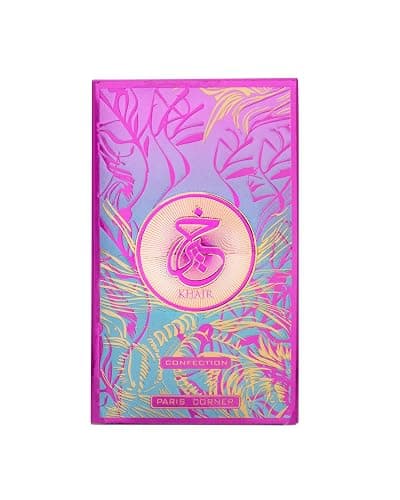 Paris Corner | Khair Confection EDP 3.4 Fl Oz | Sweet Candy Scent Perfume for Men & Women | Indulge in Luscious Pear, Whipped Cream, Jasmine & Vanilla Notes thumbnail 2