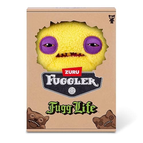Fuggler Fugg Life 9-Inch Plush Toy (Squidge) by ZURU – Funny Ugly Monster Stuffed Animal with Human-Like Teeth, Quirky Collectible Plush for Kids, Tweens, Teens, Adults & Weird Toy Lovers thumbnail 7