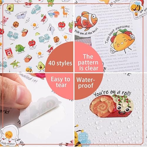 800pcsTeacher Classroom Motivational Stickers for Kids Students thumbnail 6