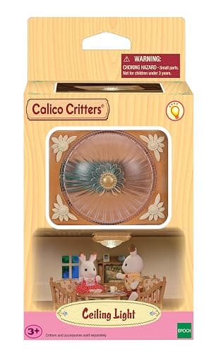 Calico Critters Ceiling Light - Dollhouse Accessory - Brighten up Your Calico Critters Home! thumbnail 4