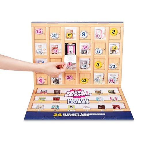 Mini Brands Books Advent Calendar by ZURU, Collectible Seasonal Toys for Girls, Boys, and Collectors thumbnail 5