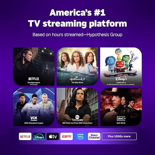 Roku Smart TV – 65-Inch Plus Series, Mini-LED TV – RokuTV with Enhanced Voice Remote – Flat Screen 4K QLED Television with Dolby Vision & Wi-Fi for Streaming Live Local News, Sports thumbnail 2