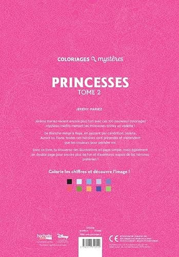 Coloriages mystères Disney - Princesses Tome 2 thumbnail 2