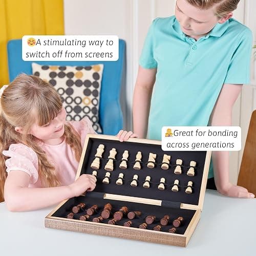 Jaques of London Large Chess Sets | 15" Chess Board | Premium Wooden Set For Adults Luxury | Chess Set For Adults with Staunton Chess Pieces | Since 1795… thumbnail 6