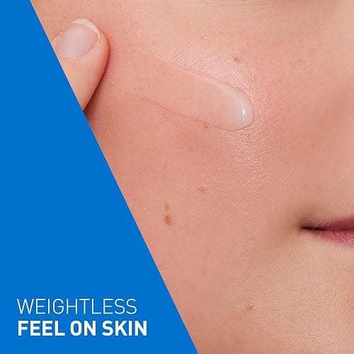CeraVe Ultra-Light Moisturizing Gel Cream, Lightweight Face Moisturizer with Ceramides, Niacinamide & Hyaluronic Acid. Oil Free, Fast Absorbing and Fragrance-Free, Dermatologist Recommended, 52 mL thumbnail 4