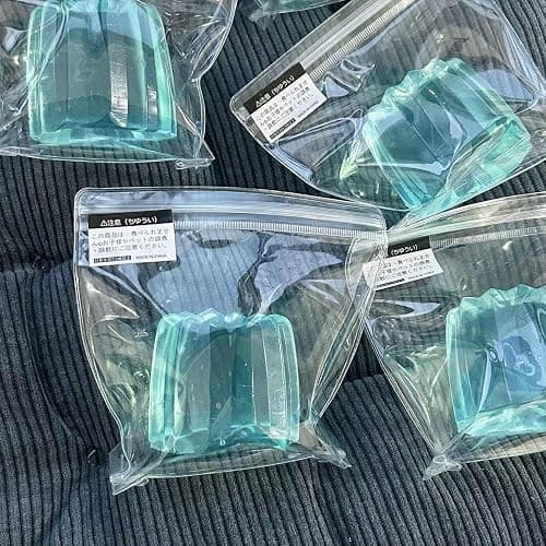 JINGGWW Ice Blue Canelé Squishy, Kawaii Stress Relief Toy, Soft Jelly Dessert Fidget for Office, Bedroom Decor & Gift Collection thumbnail 8