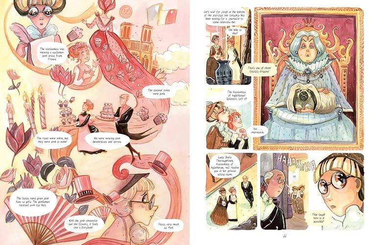 Enola Holmes: The Graphic Novels: The Case of the Peculiar Pink Fan, The Case of the Cryptic Crinoline, and The Case of Baker Street Station (Volume 2) thumbnail 4