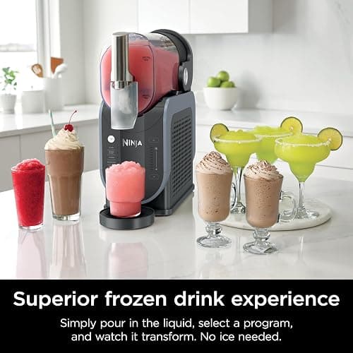 Ninja SLUSHi Professional Frozen Drink Maker with RapidChill Technology, 88 oz. Frozen Drink & Slushie Machine, 5 Preset Programs, Frozen Margaritas, Frappés, and More, Orange Mango, FS301OR thumbnail 2
