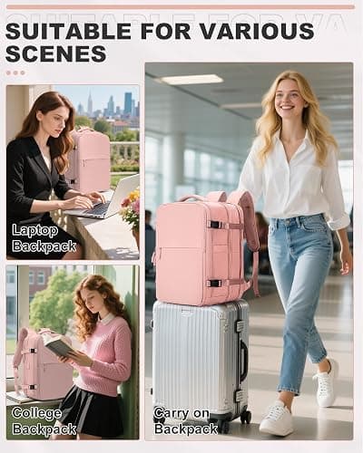 BJLFS Vacuum Backpack Travel with Pump Travel Backpack with Vacuum System Cabin Bags Women Carry on Bag Airplane Hand Luggage thumbnail 8