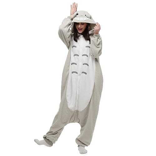 Wishliker Adult Onesie Animal Pajamas Halloween Cosplay Costumes Party Wear Blue thumbnail 3