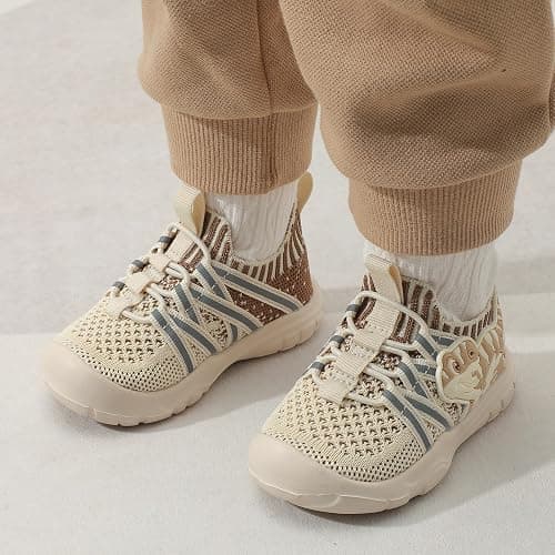 FEETCITY Toddler Shoes Boys Girls Walking Shoes Toddler Slip On Shoes Wide Kids Tennis Shoes Lightweight Toddler Dinosaur Shoes Baby Sneakers thumbnail 6