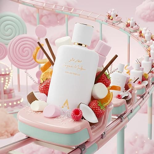 Atralia Sugar Mallow Eau de Parfum 100ml | Sweet Marshmallow, Strawberry & Vanilla Perfume for Women | Long Lasting Gourmand Fragrance with Candy Sugar & Musk thumbnail 4
