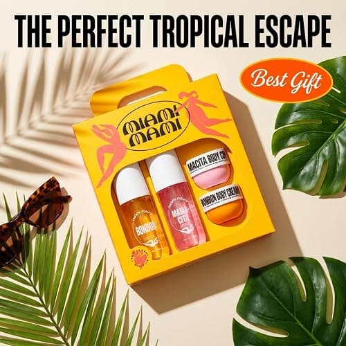 Miami Mami Beach Please Gift Set, Mamacita Body Mist and Cream, Bonbon Body Cream, 3-Piece Beauty Set thumbnail 2