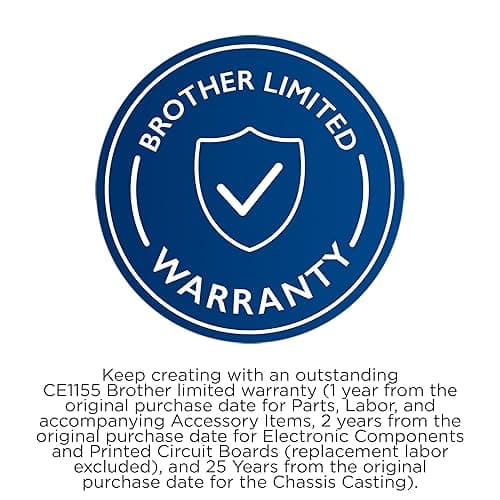 Brother CE1155 Computerized Sewing Machine, 110 Built-in Stitches, LCD Display, 7 Included Feet thumbnail 11