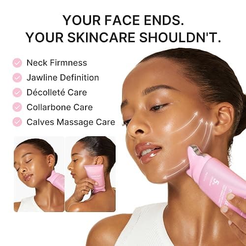 medicube PDRN Collagen Gua Sha Neck Wrinkle Cream - Firming, Contour Care | Built-In Gua Sha Massager with Volufiline 5% - For the Look of Fine Lines, Jawline, Neck, Décolleté, Korean Skincare, 3.17 oz thumbnail 5