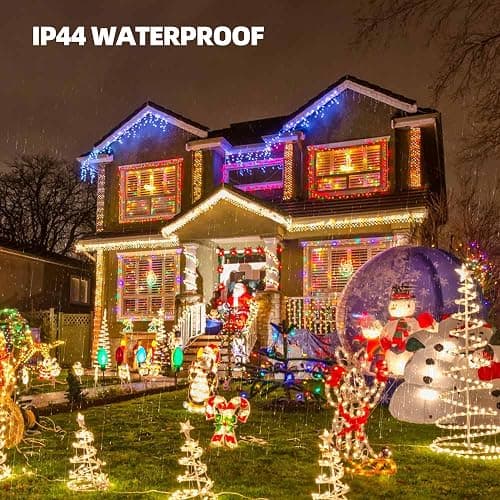 TW SHINE Warm White Christmas Lights Outdoor, 20FT 100 Count Incandescent Christmas Light Indoor, Waterproof Christmas Tree String Lights for Xmas Decorations thumbnail 6