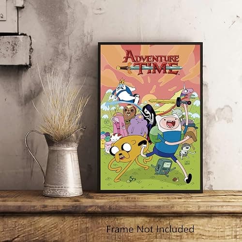 XIHOO Christ-EZ Anime Cartoons Adventure Time Wall Art Print Poster Home Decor Premium - Matte poster Frameless Gift 11 x 17 inch(28cm x 43cm) thumbnail 6