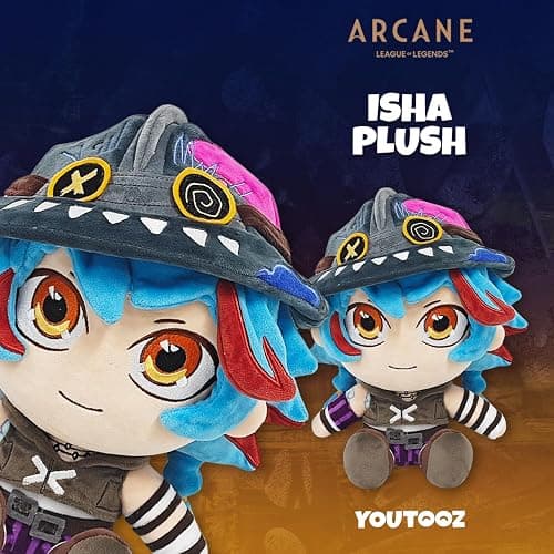 Youtooz Isha Plush 9 Inch, Official Arcane Plush Toy, Soft Collectible Isha Stuffed Figure from Arcane thumbnail 3