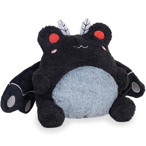 Cuddle Barn PlushGoals - Mothman Wawa The Froggie Soft Black Stuffed Animal Kawaii Frog Plush Toy, 9 inches thumbnail 8
