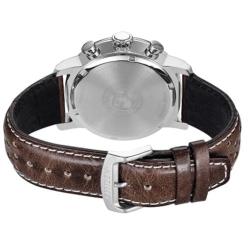 Citizen Men's Eco-Drive Weekender Brycen Chronograph Watch Stainless Steel Case thumbnail 10