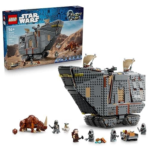 LEGO Star Wars Offworld Sandcrawler and Mudhorn 75453 | Building Toy for Boys & Girls, Ages 14+, Movie Playset, 5 Minifigures & Grogu Figure, 1,683 pieces, Gift for Birthdays - Image 1