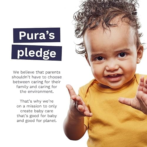 Pura Hypoallergenic Diapers, Size 2 (7-13 lbs) Totally Chlorine Free, Wetness Indicator, Suitable for Sensitive Skin, Soft Organic Cotton, Overnight, 3 Packs of 29 (87 Baby Diapers) thumbnail 8