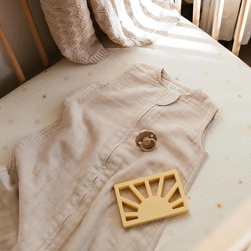 mushie Baby Wearable Blanket | 100% Organic Cotton Muslin | Sleeping Bag for Infants (Fog) - Fog thumbnail 6