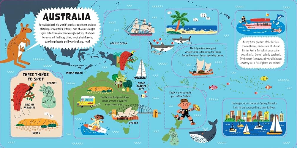 Lonely Planet Kids My First Lift-the-Flap World Atlas thumbnail 6