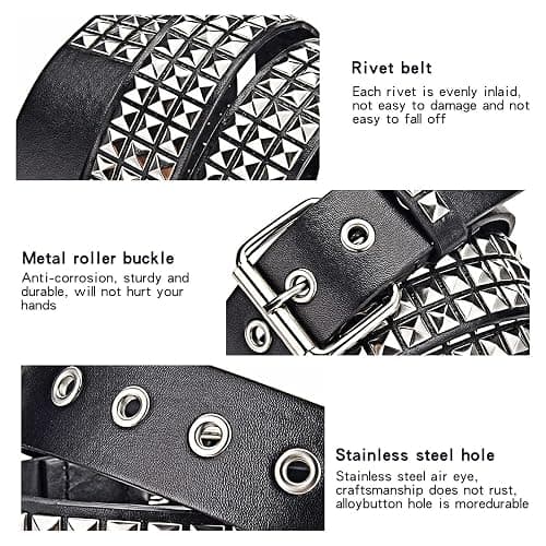 SNCEAW Unisex Snceaw Studded Belt Studded Belt (pack of 1) thumbnail 5
