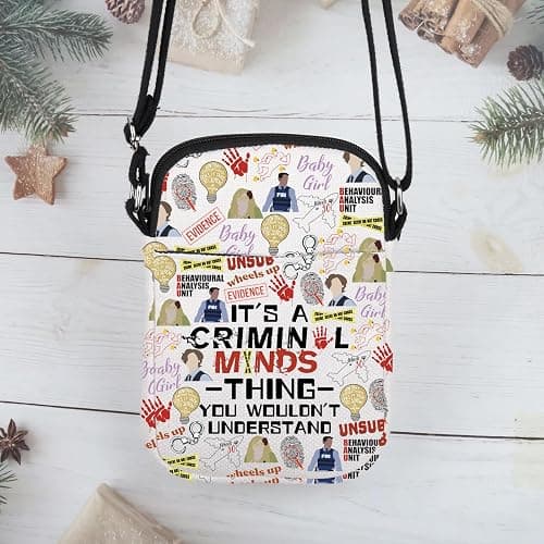 POFULL True Crime TV Show Merchandise Crime TV Show Inspired Crossbody Bag (IT'S A CRIMI) thumbnail 7