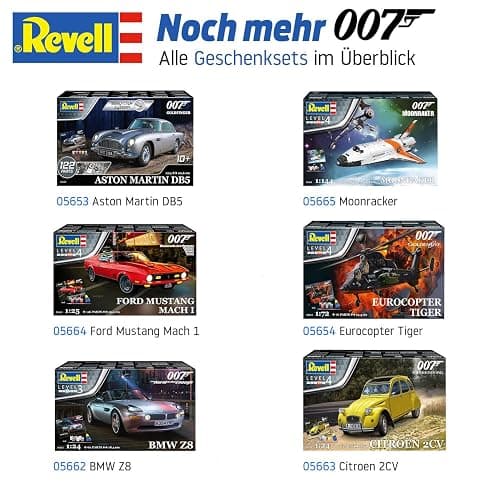 Revell Gift Set 05663 James Bond 007 for Your Eyes Only, Citroen 2 CV, 1:24 Scale Unbuilt Plastic Model Kit, with Accessories & Poster thumbnail 8