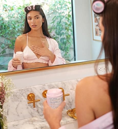 Truly Beauty Soft Serve After Shave Plump Cream | Hydrating & Plumping Cream for Post-Shave Smoothness | With Hyaluronic Acid & Peptides for Firm, Youthful Skin | Strawberry, Vanilla & Amber Scent thumbnail 3