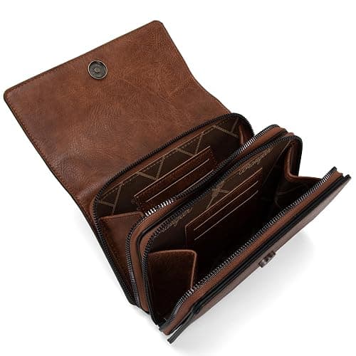 Wrangler Flap Crossbody Purse for Women Shoulder Bag Vintage Wallets with Chain Strap thumbnail 5