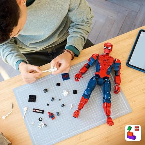 LEGO|Marvel Spider-Man Hero Figure - Superhero Toy incl. Action Figure w/Collectible Minifigure for Room Decor - Gift for 12+ Year Old Boys & Teenage Movie Fans - 76346 thumbnail 8