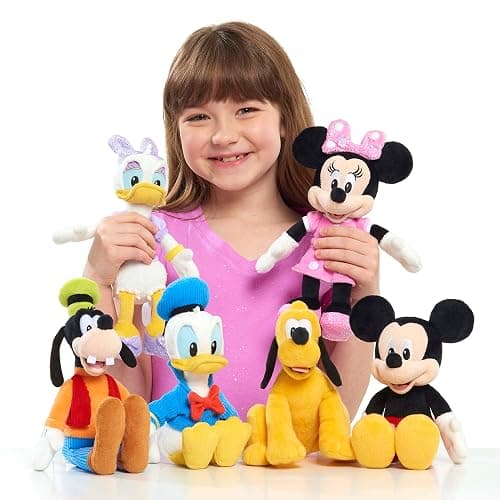 Disney Junior Mickey Mouse Small Plushie Stuffed Animal Daisy Duck, Kids Toys for Ages 2 Up by Just Play thumbnail 2