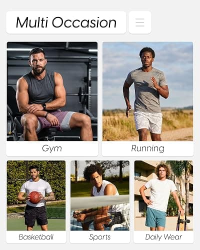 maamgic Gym Shorts for Men 7 inch Inseam with Liner Stretch 2 in 1 Workout Shorts Men Quick Dry Athletic Running Shorts thumbnail 6