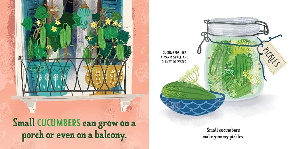 My First Book of Growing Food: Grow Herbs and Veggies with this Eco-Friendly Book for Toddlers (Terra Babies at Home) thumbnail 6