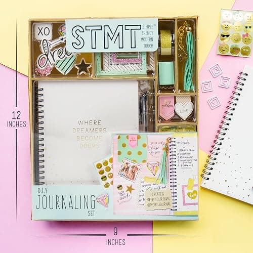 STMT D.I.Y. Dreamers Become Doers Journaling Set, Stationery Set, Bullet Journal Kit, Journaling Kit, Journals for Teen Girls, DIY Journal Set for Girls Ages - 8+ thumbnail 7