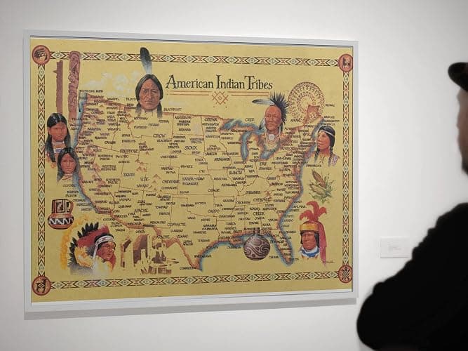 Native American Heritage Month Decor Tribes US History Posters Diagram Geography For Classroom Education Cultural Decorations Cool Wall Art Print Poster 18x12 thumbnail 9