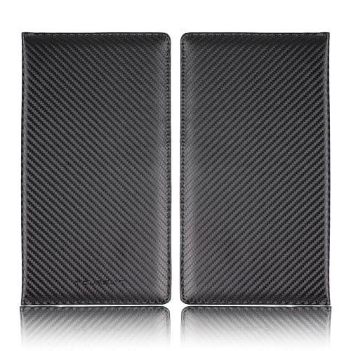 TOURSUIT Car Registration and Insurance Card Holder, Vehicle License Document Glove Box Compartment Organizer, Interior Car Accessories for Women Men Teens (Carbon Fiber Black) thumbnail 4