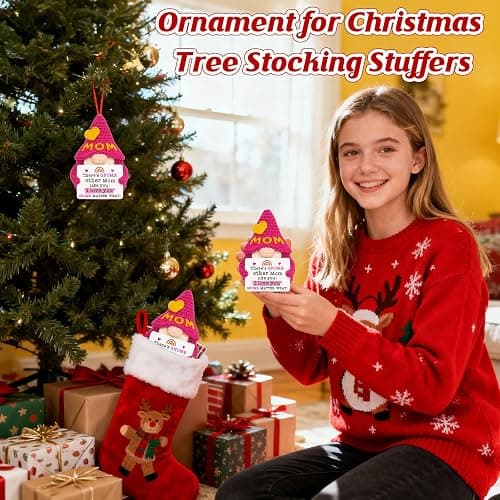 XgiftCreat Mom Gifts Mothers Birthday - Funny Christmas Stocking Stuffers Presents for Mom Birthday Mother's Day from Daughter Son, Cute Xmas Holiday Gnome Gift for Mother Mama Mommy, I Love You Gnome thumbnail 8