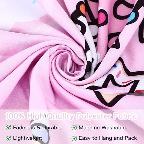 Official Tokidoki Unicorno Tapestry Wall Hanging, 3x5ft Party Photography Backdrop Decorations for Living Room Bedroom Home, Cartoon Birthday Party Supplies Banner Tablecloth(Delicious_Unicorni) thumbnail 6
