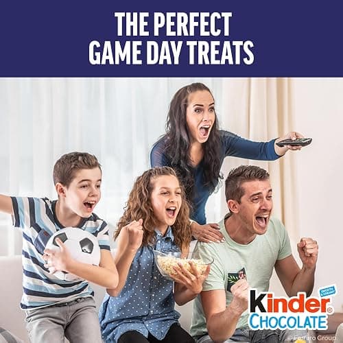 Kinder Chocolate, 18 Four Count Packs, Milk Chocolate Bar with Creamy Milky Filling, Individually Wrapped Candy, 1.8 oz Each thumbnail 4