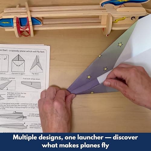 Pathfinders STEM kit- Paper Airplane Launcher | Paper Airplane Kit | Science kit for Kids, Teens and Adults | Stem Toys | Engineering kit - Learning Resource thumbnail 6