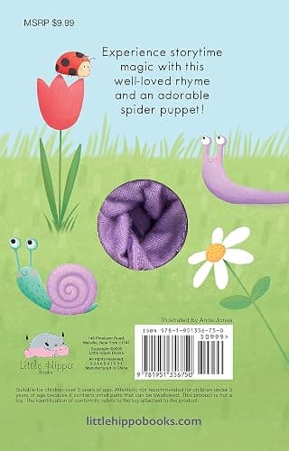 Itsy Bitsy Spider - Children's Finger Puppet Board Book (Finger Puppet Storybooks for Babies & Toddlers) thumbnail 2